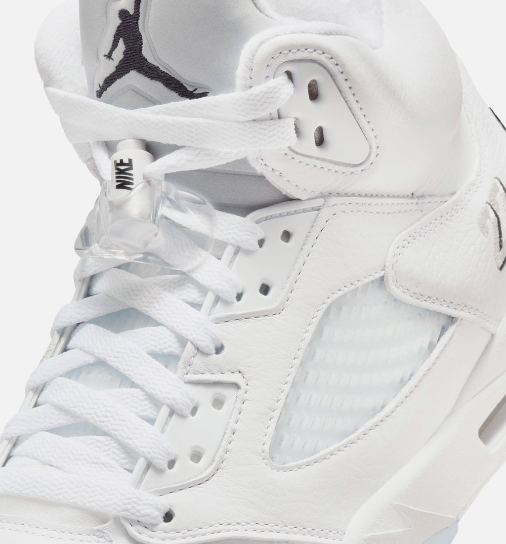 Air Jordan 5 Retro OG White Metallic | Men's Lifestyle Shoe | White/Metallic Silver/Black
