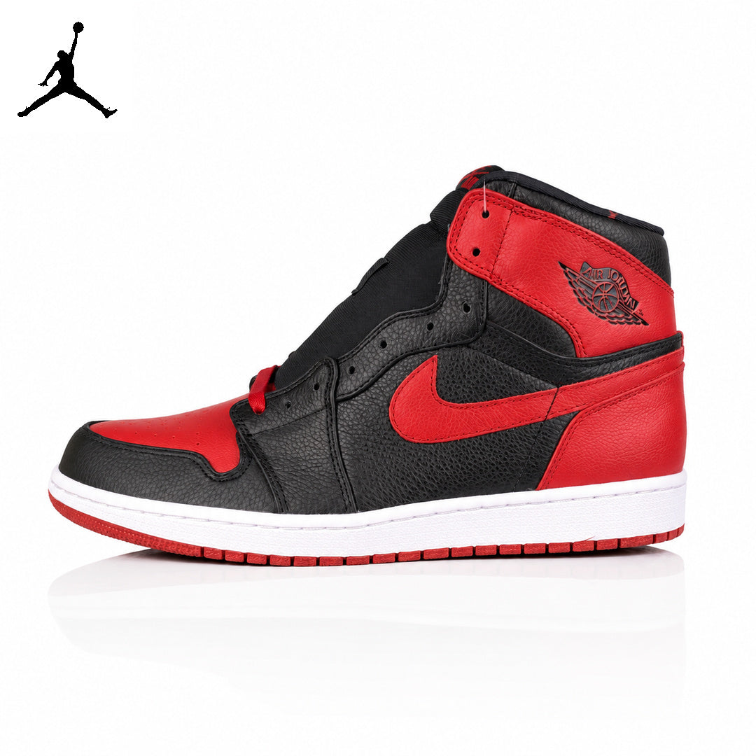 Air Jordan 1 High Black/Red Banned 432001-001 Unisex Sneakers