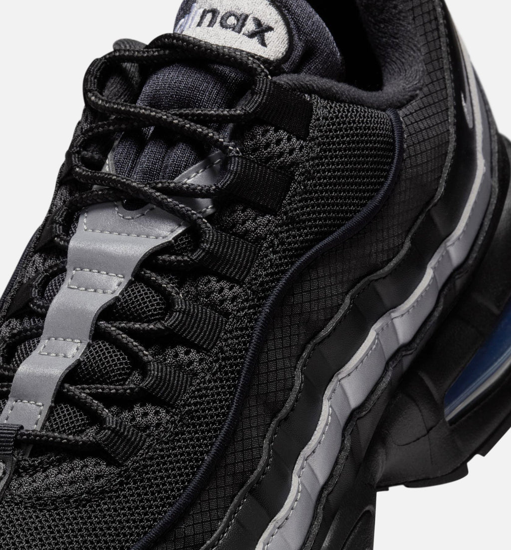 Air Max 95 Big Bubble OG "Reflective Accents" Men's Lifestyle Shoes - Black / White / Metallic Silver