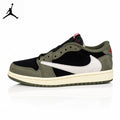 Air Jordan 1 Low TS Collaboration 7.0 Black/Green Unisex Sneakers DM7866-002