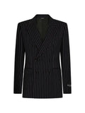 Dolce & Gabbana double-breasted pinstripe blazer