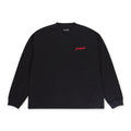 OVERSIZED LS TEE BLACK T-SHIRT