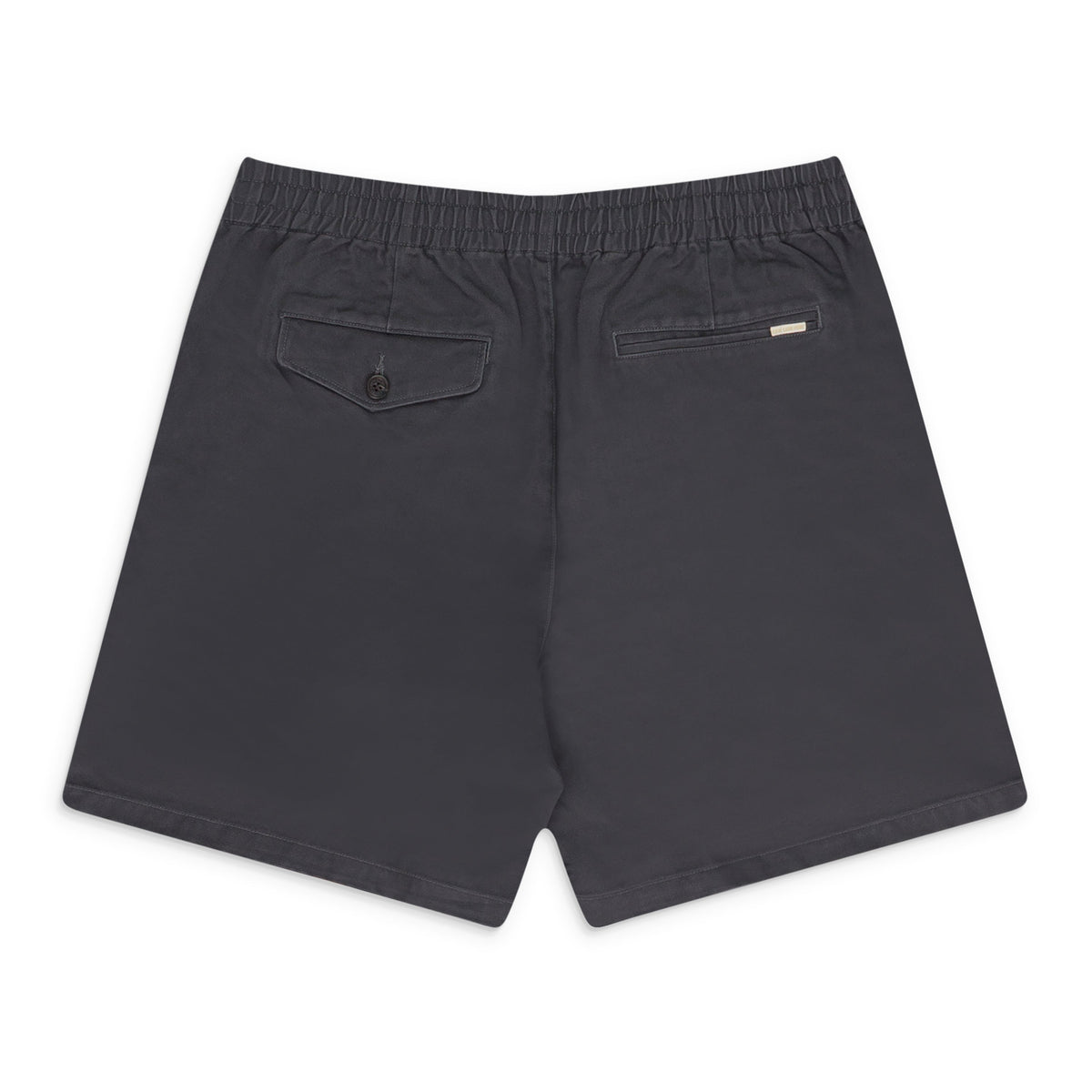 GRAY DRAWSTRING CHINO SHORTS
