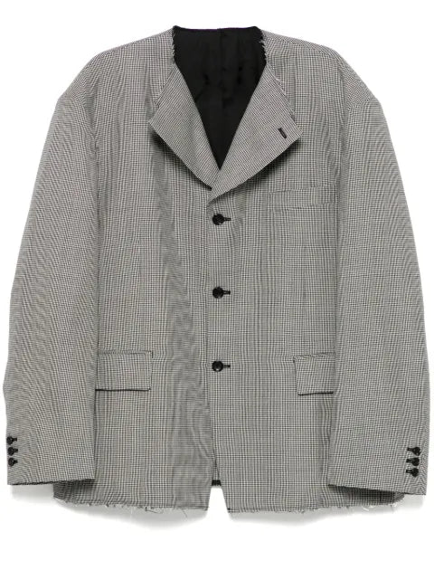 Black Comme Des Garçons single-breasted blazer