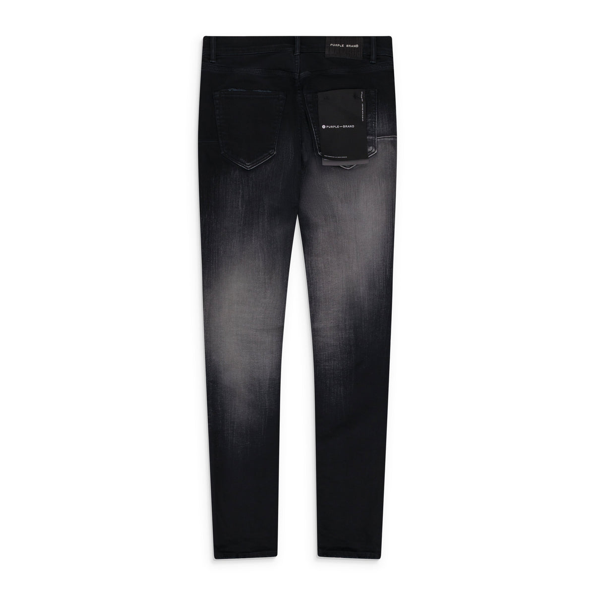 Black High Contrast Dye Skinny Jeans