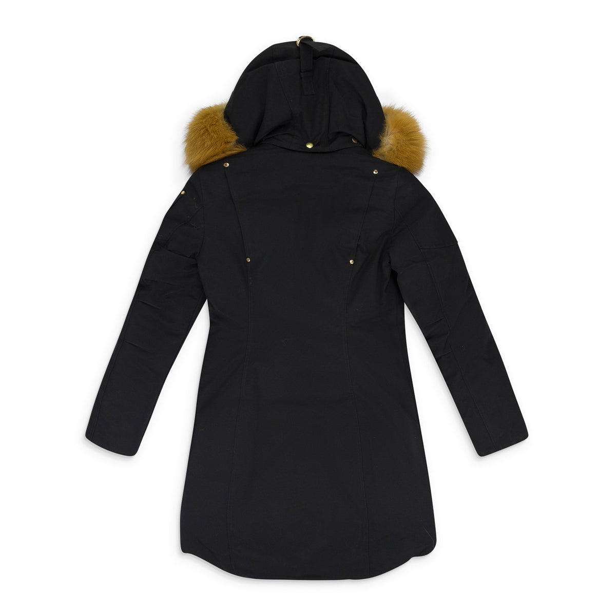 BLACK w RED FOX FUR Grand Metis Parka