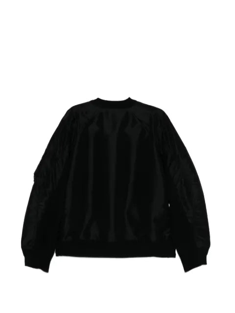 sacai zip cotton jacket