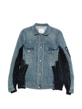 sacai panelled pocket jacket