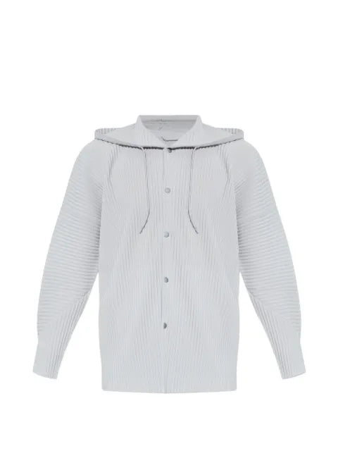 Homme Plissé Issey Miyake hooded pleated jacket