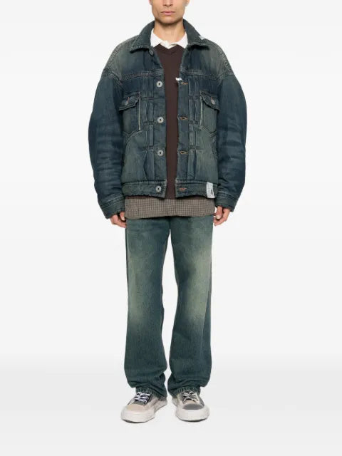 Maison MIHARA YASUHIRO puffer denim jacket