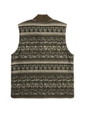 Ralph Lauren RRL reversible houndstooth-jacquard vest