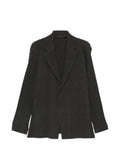 Homme Plissé Issey Miyake pleated single-breasted blazer