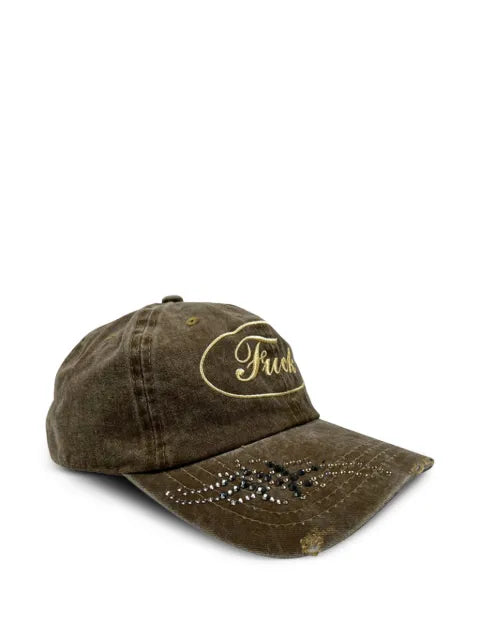Alchemist crystal-embellished baseball cap