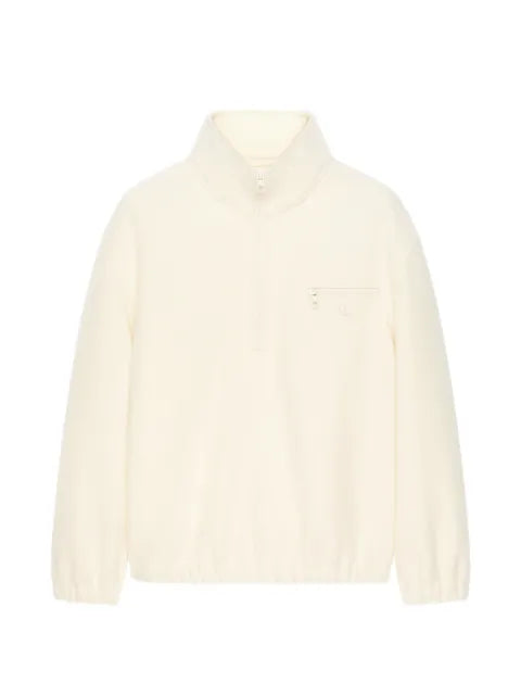 Courrèges zipped fleece sweater
