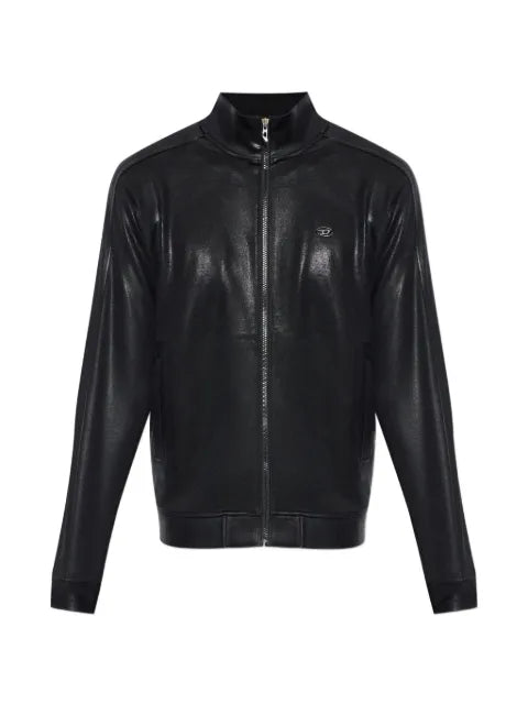 Diesel T-NORM-AA2 glossy zip-up sweater