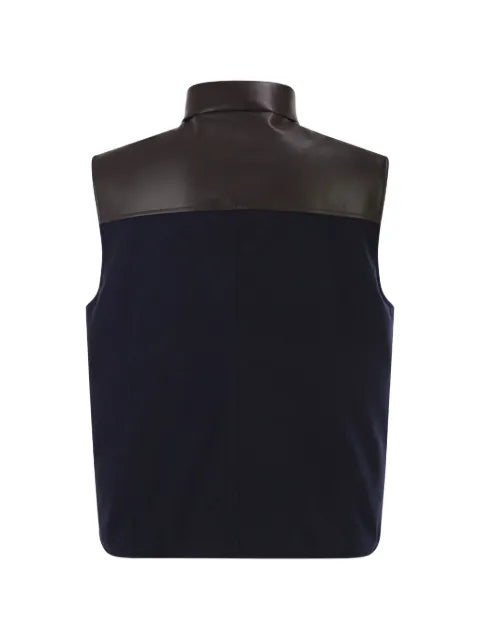 Brunello Cucinelli shearling-collar gilet