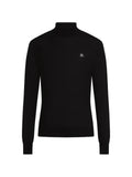 Karl Lagerfeld monogram wool turtleneck sweater