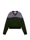 Marni jacquard-knit geometric-motif sweater