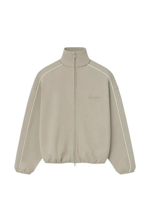 FEAR OF GOD ESSENTIALS modern-fit zip-up fleece sweatshirt