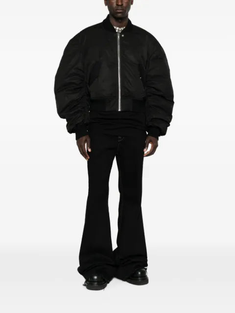 Rick Owens Tower Secchia flight jacket in cotton nylon faille