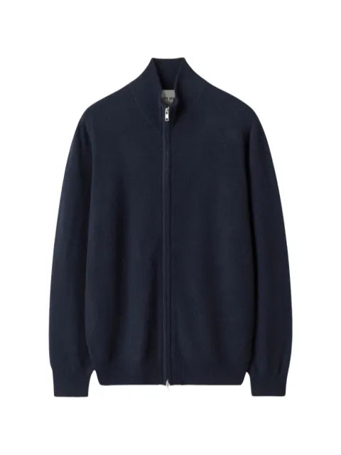 Soft Goat cashmere zip-up sweater