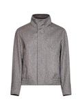 Lardini high-neck elasticated-hem jacket