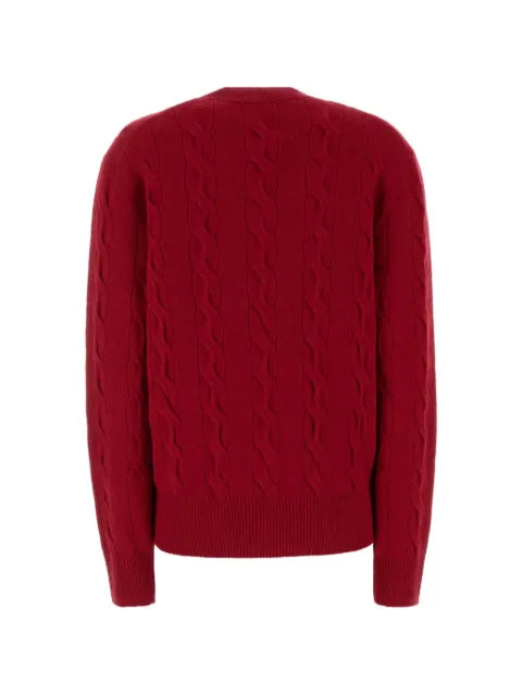 AMI Paris cable-knit sweater