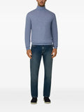 Boggi Milano turtleneck jumper in merino wool cashwool® mouliné