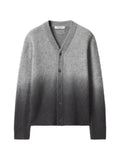 Maison Kitsuné ombré-effect V-neck cardigan