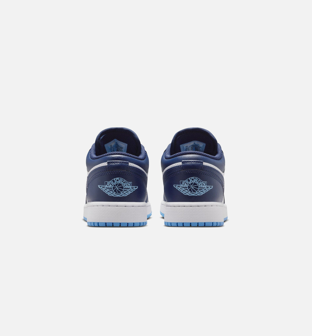 Air Jordan 1 Low Grade School Sneakers - Deep Navy / University Blue / White