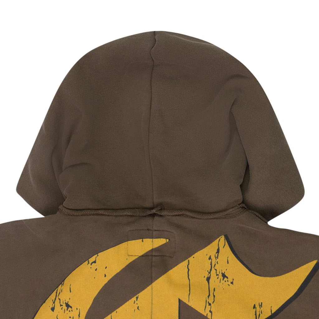 Brown Chrome Liberty Zip Hoodie V2