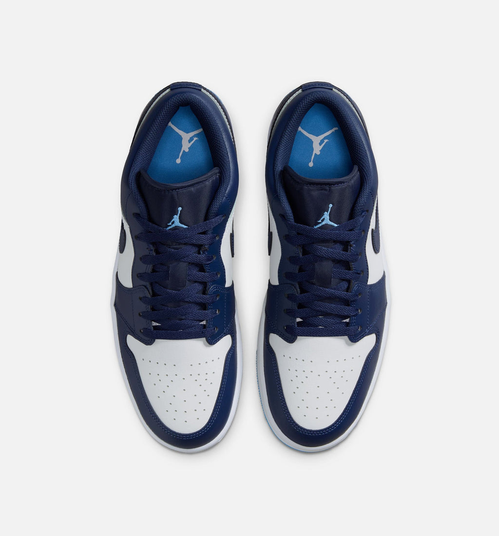 Air Jordan 1 Low Men's Sneakers - Midnight Navy / University Blue / White