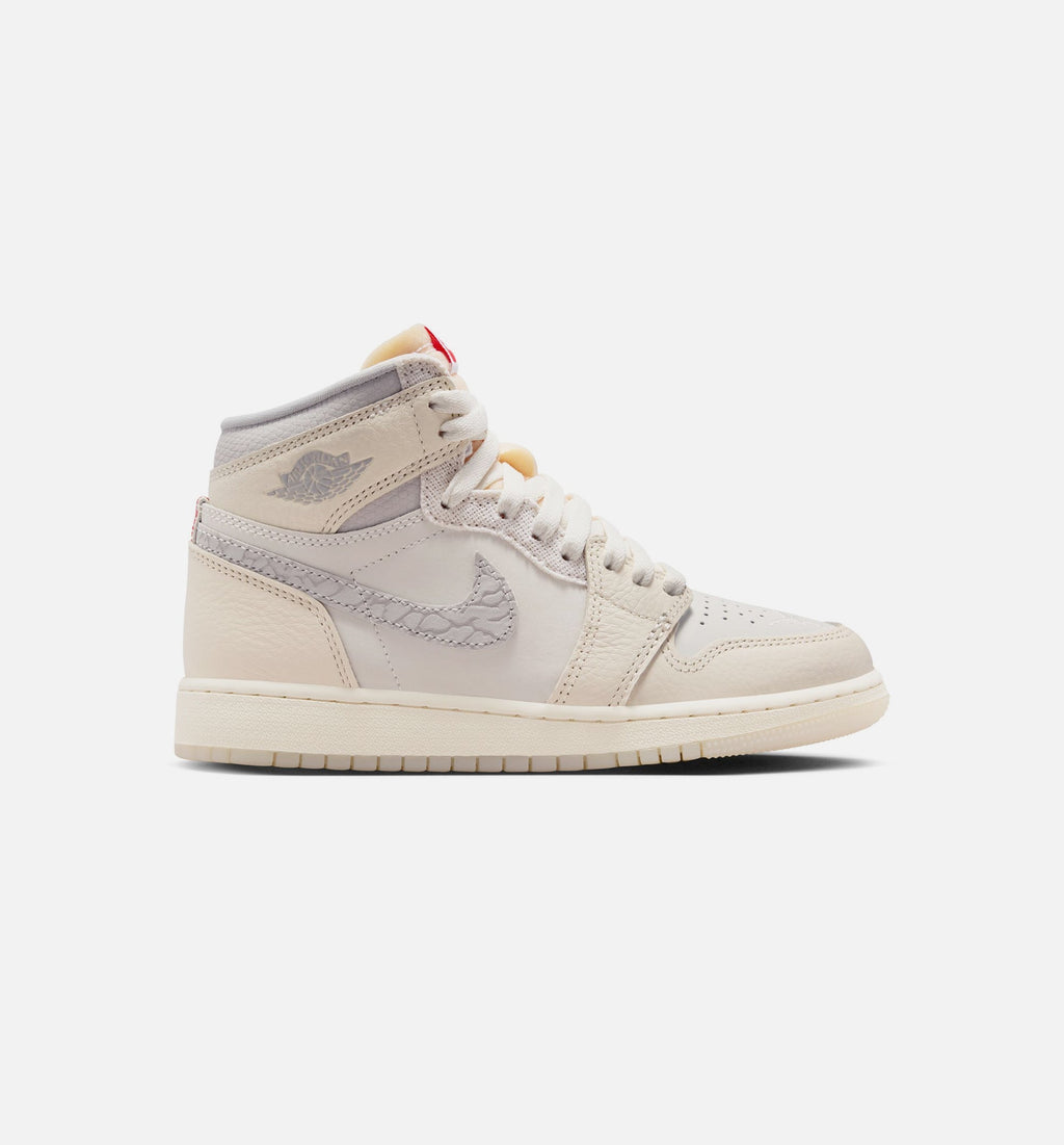Air Jordan 1 Retro High OG Sail Grade School Lifestyle Shoe
