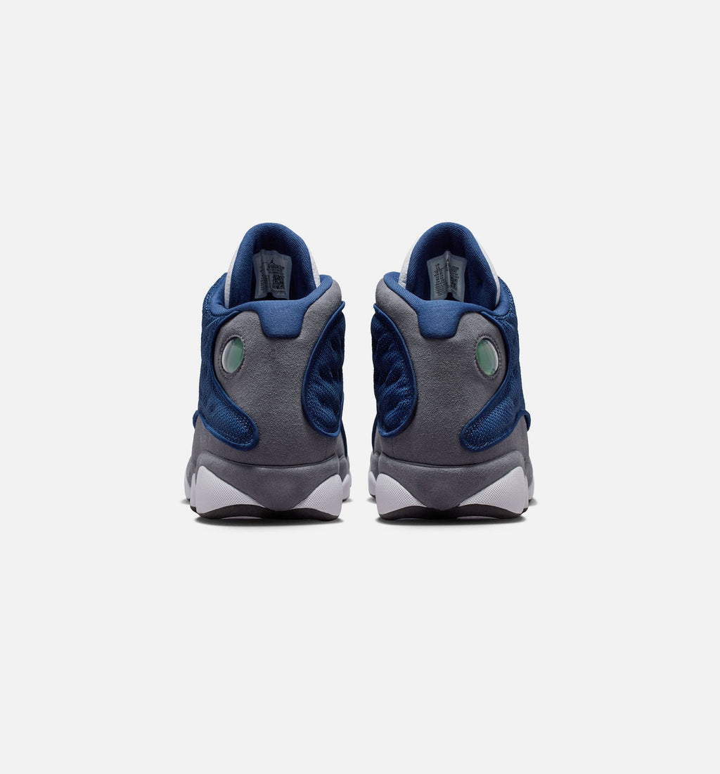 Air Jordan 13 Retro Navy And Flint Grey Men's Lifestyle Shoes - Navy/University Blue/Flint Grey/White