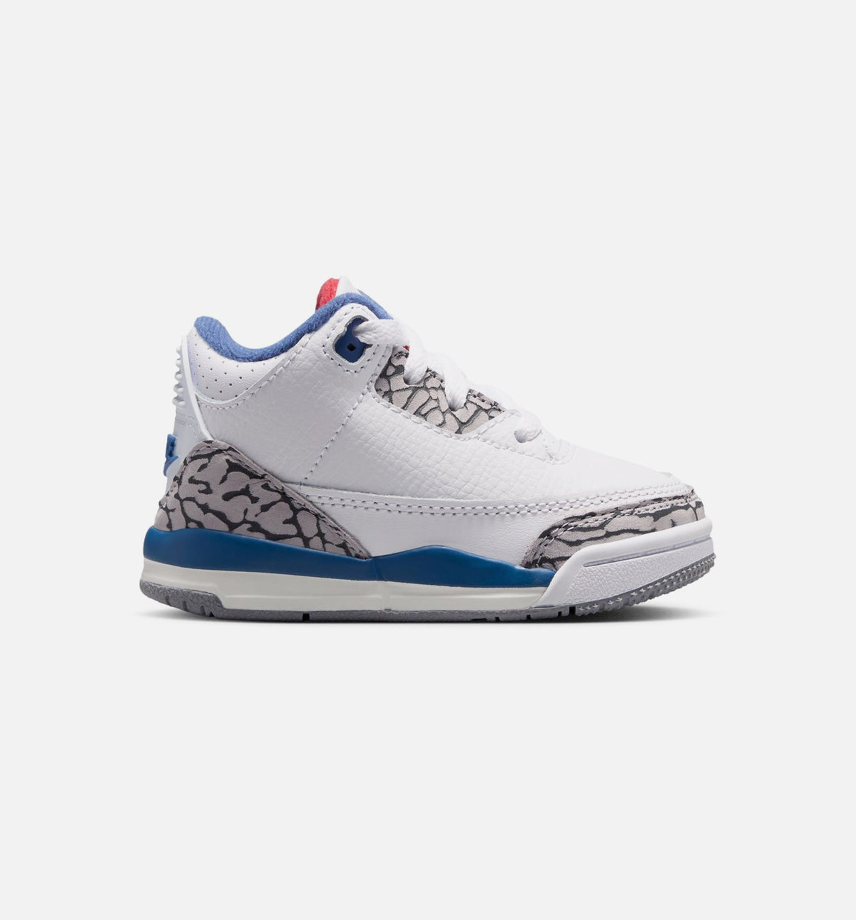 Air Jordan 3 Retro OG True Blue Infant/Toddler Lifestyle Shoe – White/Fire Red/True Blue