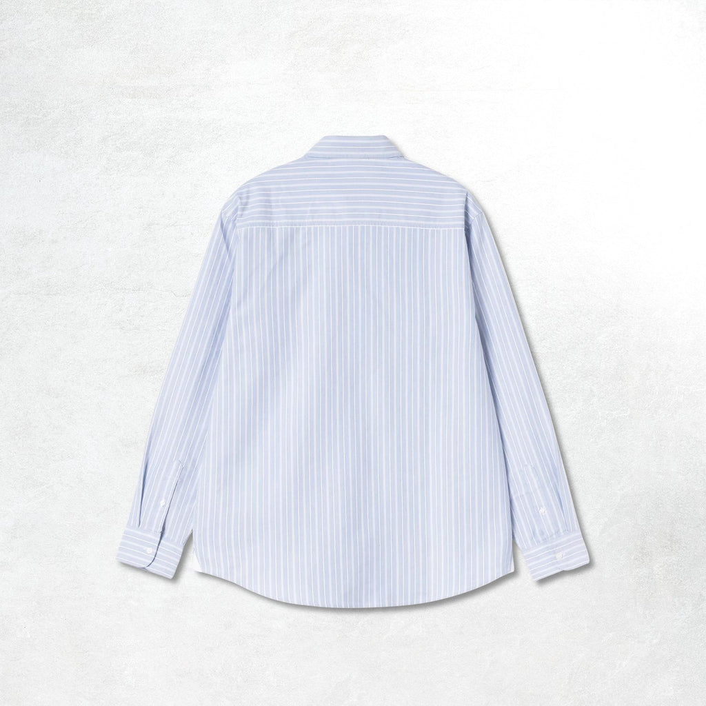 Carhartt WIP L/S Kanan Shirt: Kanan Stripe, Bleach