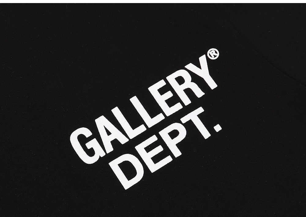 Gallery Dept Letter Graphic Short Sleeve Tee Streetwear Unisex