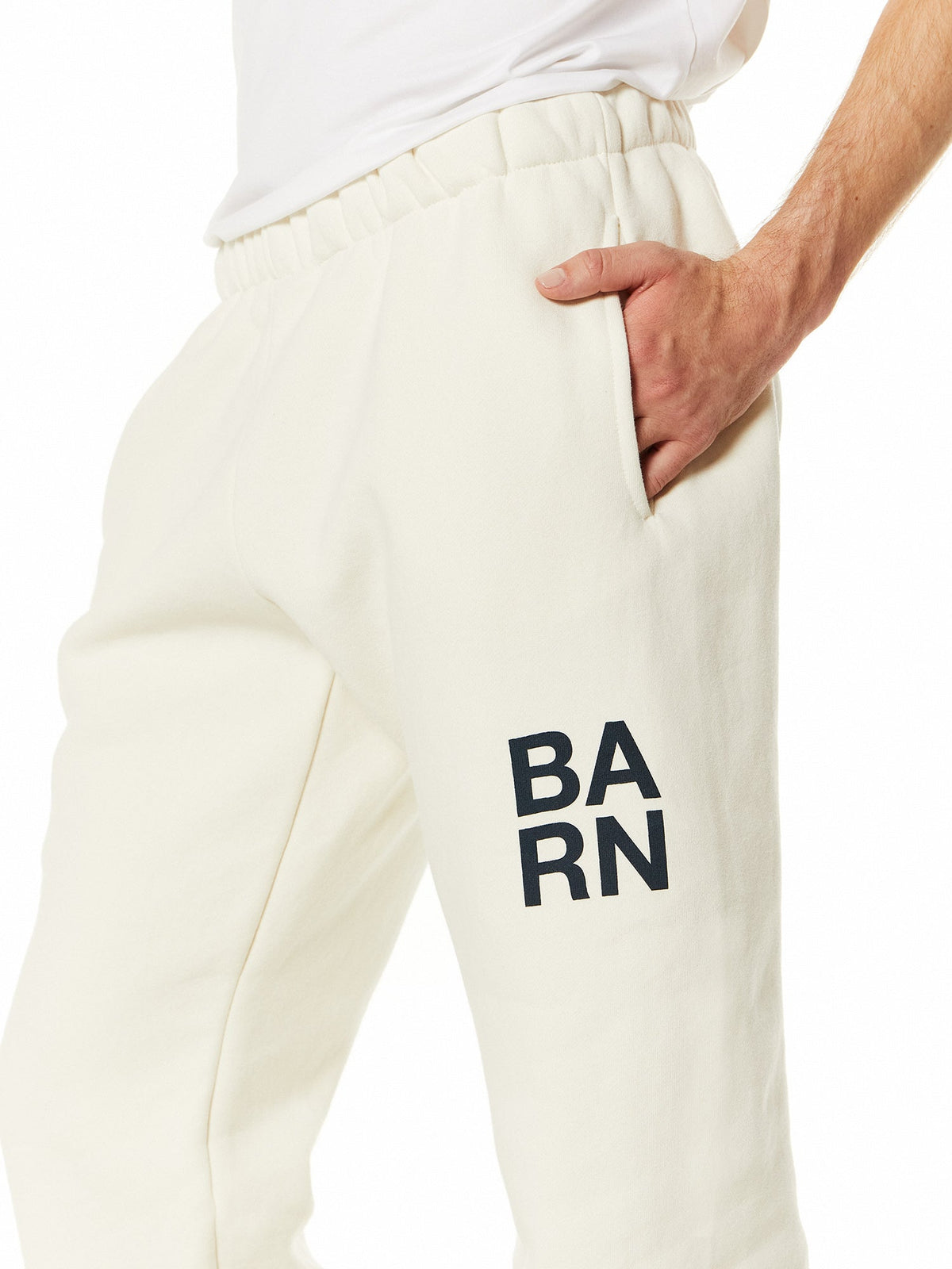 BARN BILLIE SWEATPANT WHITE