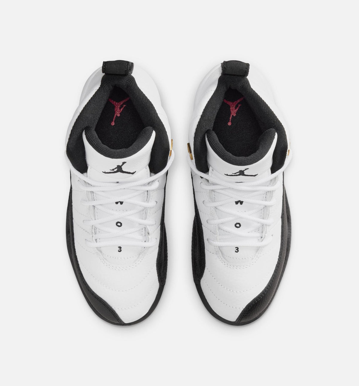 Air Jordan 12 Retro Taxi Preschool Lifestyle Shoes - White/Black/Taxi Yellow