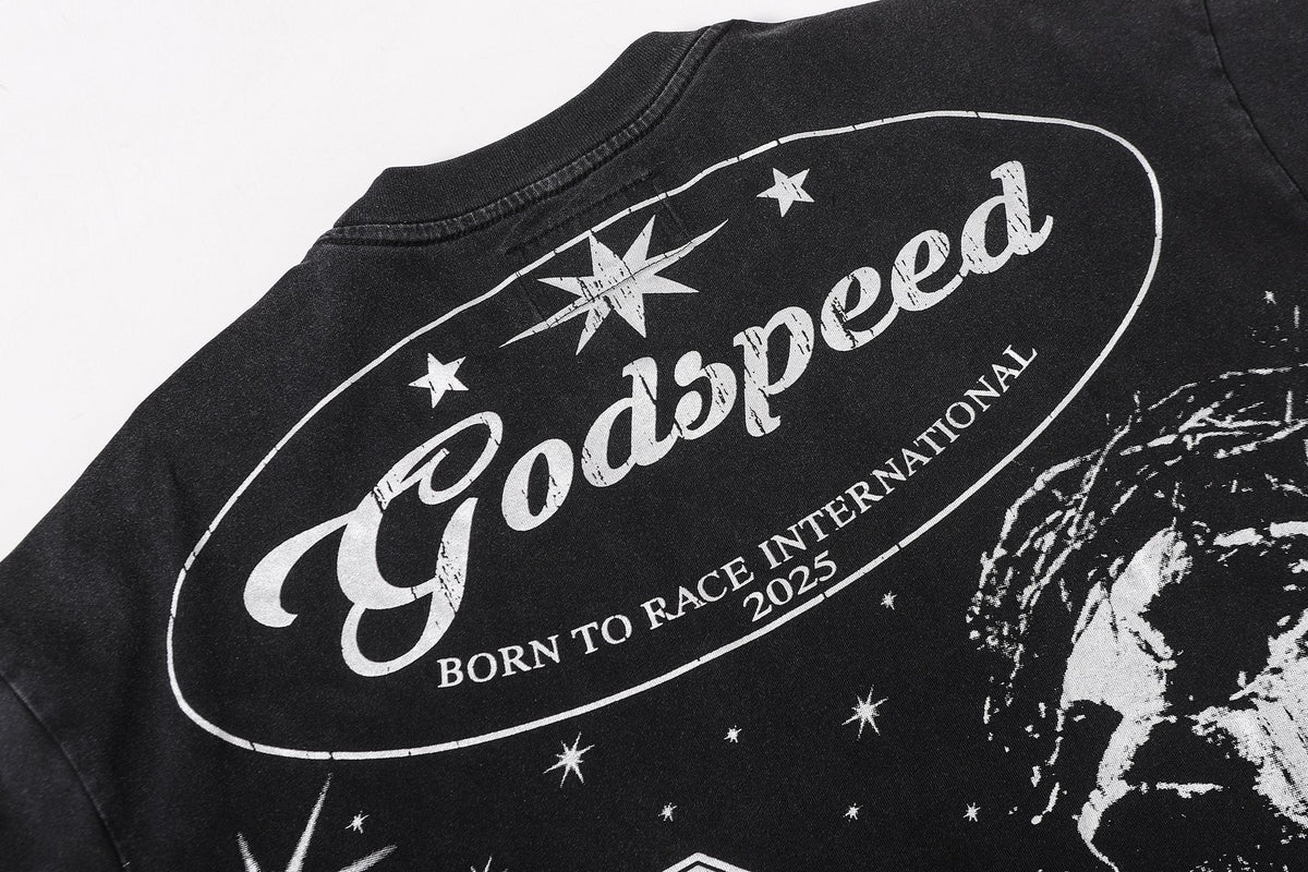 Godspeed Born to Race Graphic T-Shirt