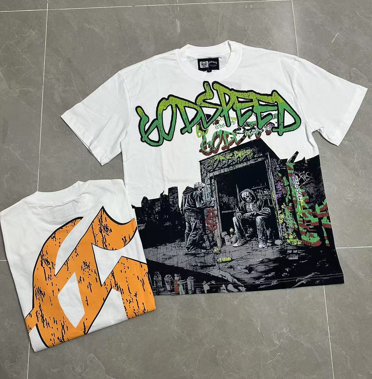 Godspeed Rock Graphic Short-Sleeve T-Shirt