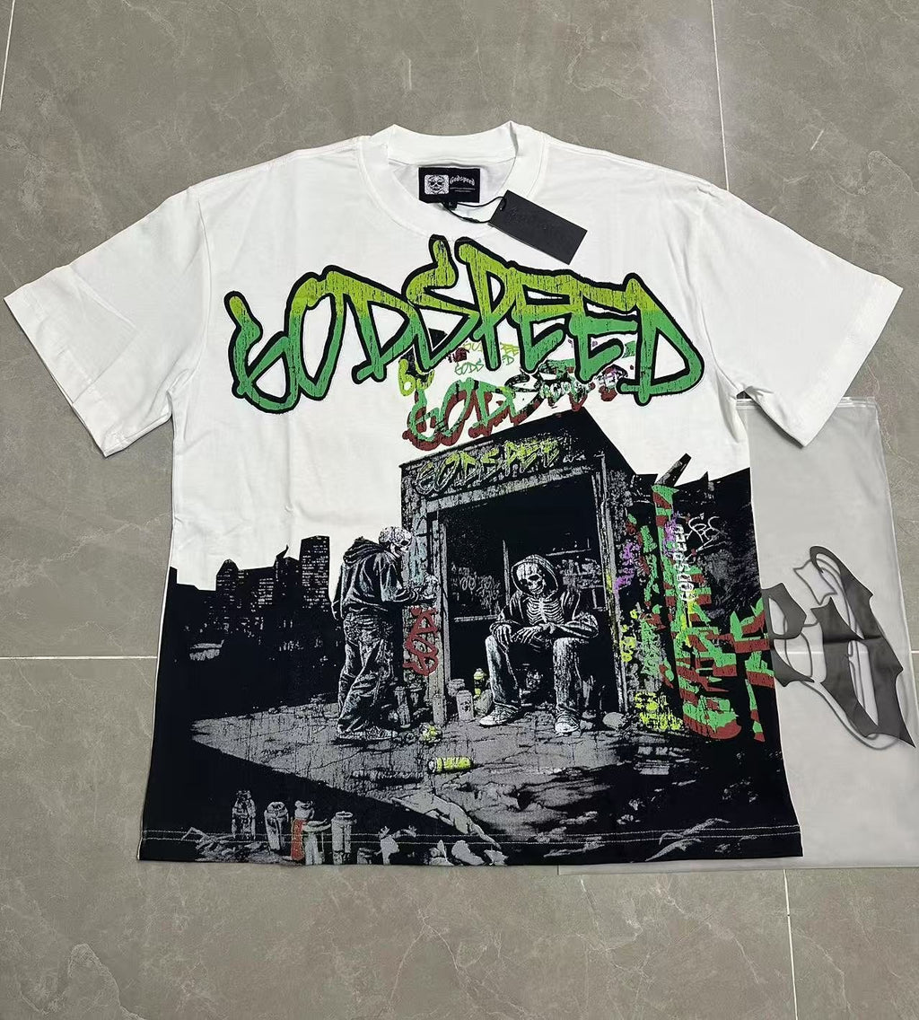 Godspeed Rock Graphic Short-Sleeve T-Shirt