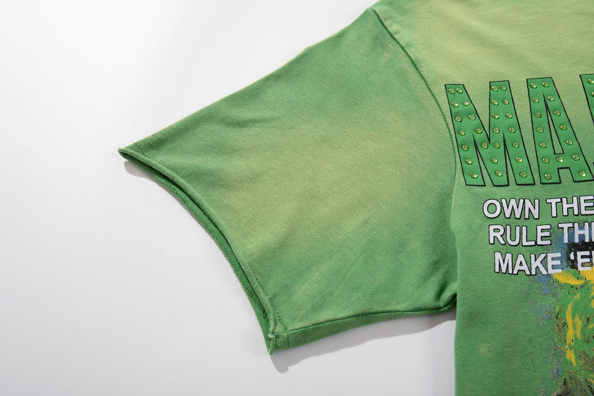 MAJESTIK Football Graphic T-Shirt