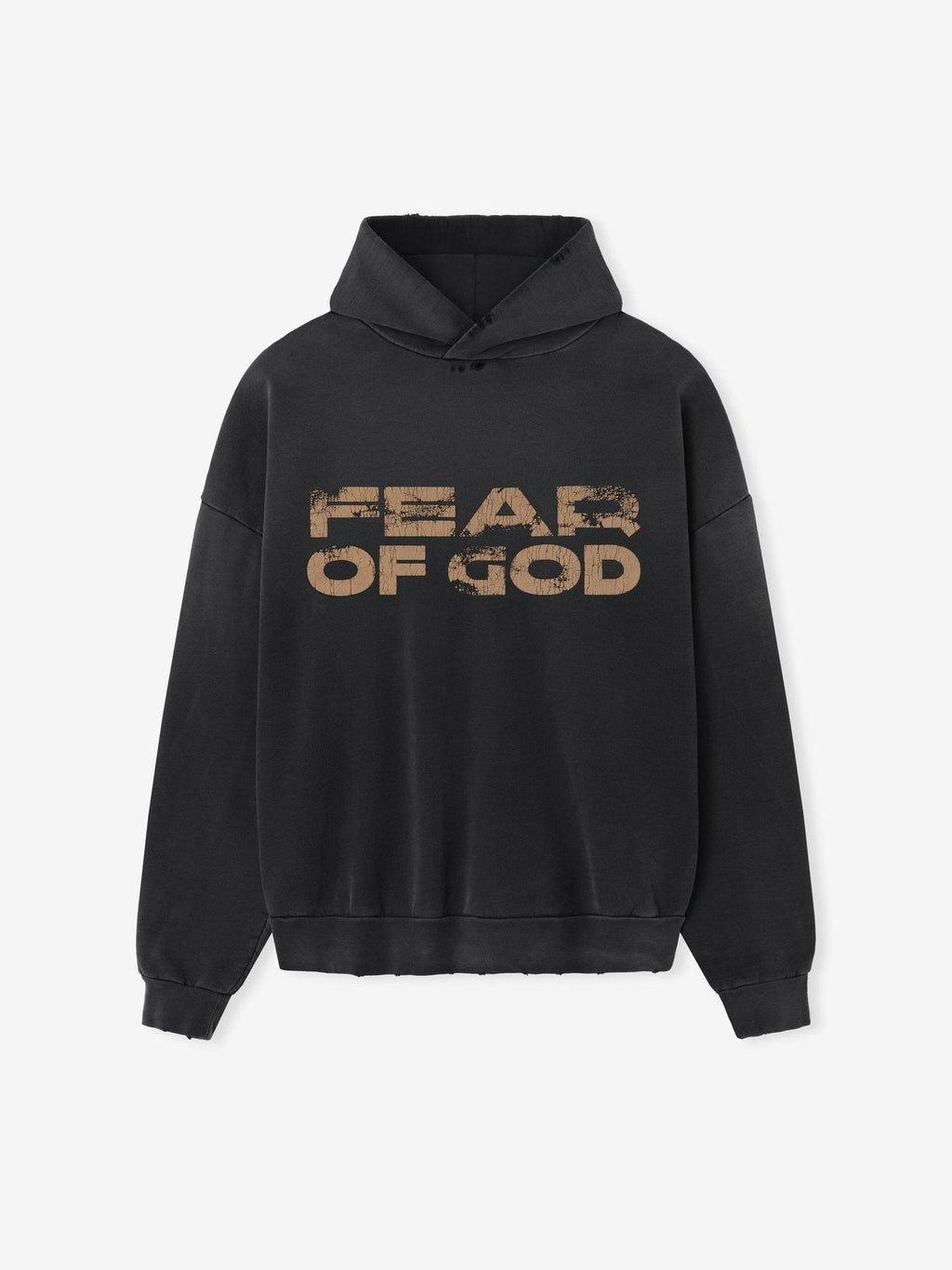 Fear of God Washed Black Side-Pocket Hoodie