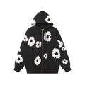 DENIM TEARS Floral Zip Hoodie