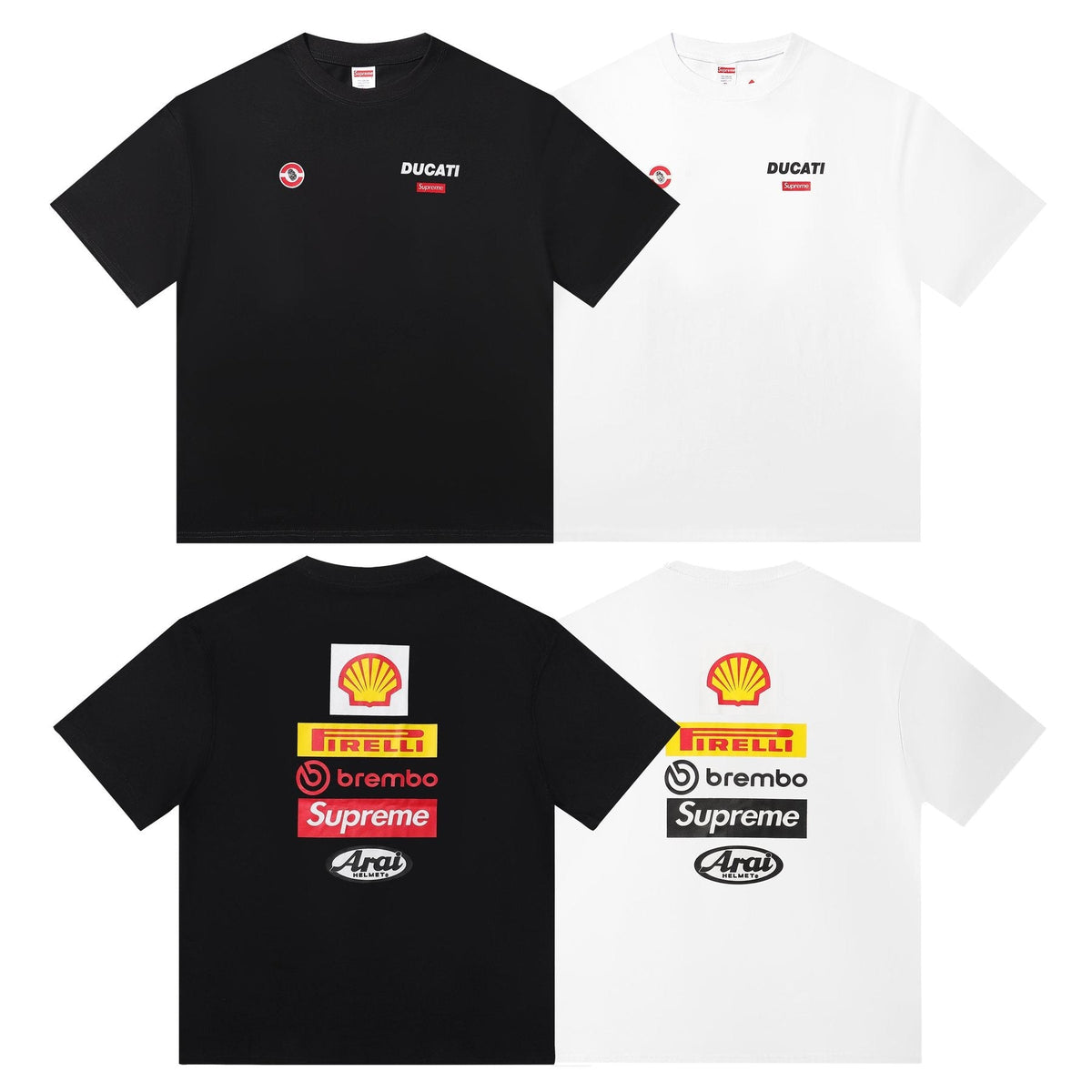 Supreme Ducati Sponsor Graphic Short-Sleeve T-Shirt