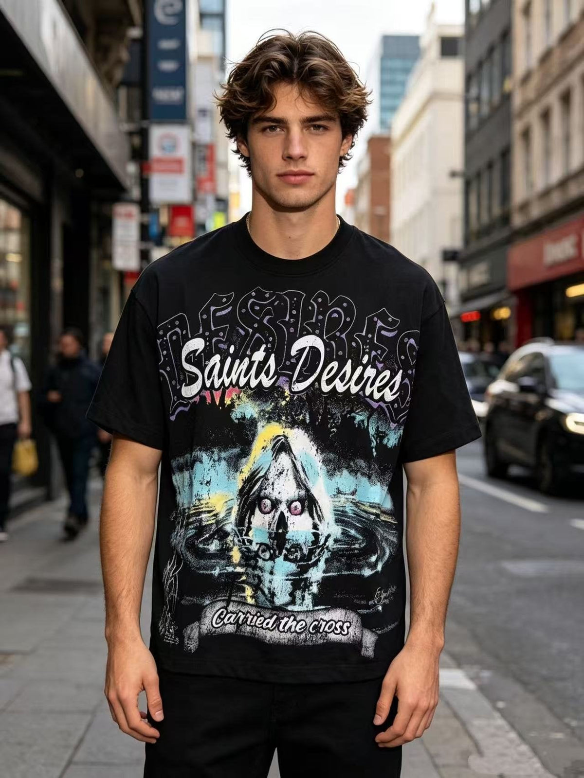 SAINT Desires Graphic Short-Sleeve T-Shirt