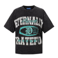 R3BEL Eternally Grateful Rhinestone Graphic T-Shirt