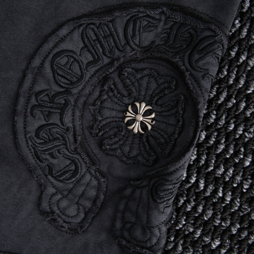 Chrome Hearts Horseshoe Floral Embroidered Shorts