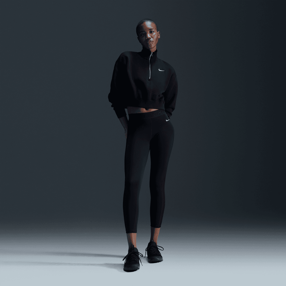 Wmns Nike Sportswear Phoenix Fleece 1/2-Zip Cropped Sweatshirt